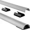 Canalina ALU semicircolare 110x3,3x1,8cm argento Anteprima dell’immagine prodotto 1