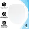 Siège de WC Bath4U 37 x 46 cm blanc en urée Voir les images du produit 5