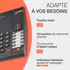 Téléphone fixe Alcatel Temporis 380 noir Voir les images du produit 4