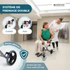 MobiclinicTransportný invalidný vozík z hliníkovej Náhľad obrázku produktu 12