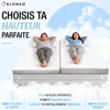 ELONEO Topper de matelas viscoélastique 200x200cm, Voir les images du produit 7