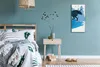 Wohnzimmer-Bild Leinwand Uhr Quarz 30x60 Nachthimmel Produktbild-Vorschau 4