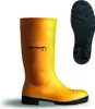 A yellow Dunlop boot and its sole are shown against a white background. Náhľad obrázku produktu