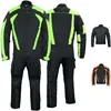 Herren Motorradkombi Textilien Schwarz Grün Orange inkl. Produktbild-Vorschau 1