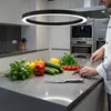 XUDO Pendelleuchte 22W Schwarz, Dimmbar mit Fernbedienung, Produktbild-Vorschau 4