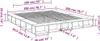 vidaXL Postel White 200x200 cm Dřevěný materiál Náhled obrázku produktu 7
