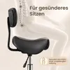 SONGMICS Sattelhocker, Ergonomischer Rollhocker aus Produktbild-Vorschau 6