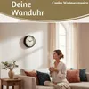 LS-LebenStil Nostalgische Metall Wanduhr Schwarz 23cm Rund Produktbild-Vorschau 7