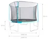 Ronde trampoline met iglo-opening, zwart, diameter 360 cm Productafbeelding-voorbeeld 19