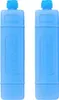 Two identical blue portable air conditioners are shown side-by-side against a white background. Produktbild-Vorschau