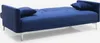 divano letto 3 posti in tessuto vellutato dal design Anteprima dell’immagine prodotto 5