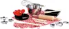 Moses 18001 - Set da forno in acciaio inox 16 pezzi Anteprima dell’immagine prodotto 1
