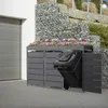 ML-Design 3-košový box na odpadky se stříškou pro výsadbu, Náhled obrázku produktu 9