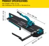 SucceBuy Coupe-carreaux 24 pouces monorail double support Voir les images du produit 7