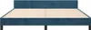 vidaXL Bettgestell ohne Matratze Dunkelblau 180x200 cm Samt Produktbild-Vorschau 4