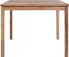 A wooden garden table on a white background. Produktbild-Vorschau