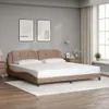 vidaXL Bettgestell ohne Matratze "Zadar" Cappuccino-Braun Produktbild-Vorschau 2