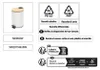 Cestino per bagno con bambù ZETRU, 3 l, bianco Anteprima dell’immagine prodotto 25