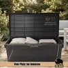 BigDean Auflagenbox Kissenbox Klicksystem 340 Liter Deckel Produktbild-Vorschau 4