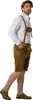 Kurze Lederhose Jakob - olivbraun, 56 Produktbild-Vorschau 4