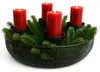 Adventskranz Metallschale schwarz Ø 36 cm Produktbild-Vorschau 8