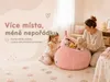 Flumi sedací vak 2v1 na plyšáky, úložný vak do dětského Náhled obrázku produktu 4