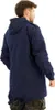 A man wearing a navy parka jacket and camouflage pants, shown from the back. Náhled obrázku produktu