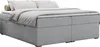 A bed with a headboard and storage drawers. Produktbild-Vorschau