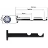 Voppi Gardinenstange Loft 2-läufig 320 cm 19+19 mm weiß, Produktbild-Vorschau 5