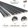 BEATS Lamellen 2,75m HEXIM - MDF Holz Lamellenwand Produktbild-Vorschau 2