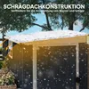 Abri de jardin métallique Outsunny 2,6 m² (128 x 193 x 181 Voir les images du produit 6