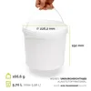 Garronda Seau avec couvercle, 5 litres, 1 pièce, pour le Voir les images du produit 3
