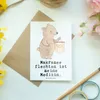 Mr. & Mrs. Panda Motivkarte Bär Makramee - Weiß - Geschenk, Produktbild-Vorschau 2