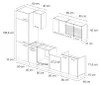 Küchenzeile Vicco R-Line Schwarz Beton/Anthrazit 300 cm Produktbild-Vorschau 7