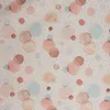 SCHÖNER LEBEN. Tischdecke weiß mit Kreisen Aquarell-Tupfen Produktbild-Vorschau 2