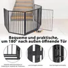 YZNAHRE Kaminschutzgitter mit Tür 305 cm Metall Produktbild-Vorschau 7