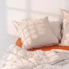 Fodera per cuscino Beige 60x70 cm 100% cotone  Europe Anteprima dell’immagine prodotto 4