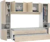 Ausziehbett mit Bettbrücke + Matratzen - 90 x 190 cm - Produktbild-Vorschau 5
