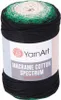 Yarn Art Macrame Baumwolle Spectrum 225 m 1315 Black Green Produktbild-Vorschau 3