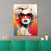 Pop Art Splash Retro Frau Leinwandbild Wandbild Deko Kunst Produktbild-Vorschau 3