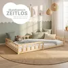 Łóżeczko dla dziecka 120x200 cm z materacem, łóżko na Podgląd zdjęcia produktu 26