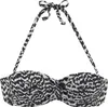LASCANA Bügel-Bandeau-Bikini-Top Clara schwarz-creme Größe Produktbild-Vorschau 1