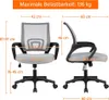 Yaheetech Bürostuhl Schreibtischstuhl ergonomischer Produktbild-Vorschau 7