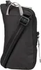 A close-up side view of a black crossbody bag. Anteprima dell’immagine prodotto