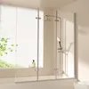 EMKE 120x140cm Badewanne Duschwand 3-teilig faltbar mit Produktbild-Vorschau 2