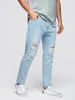 Ombre Clothing Pánské džínové kalhoty Vesikula světle modrá Náhled obrázku produktu 3