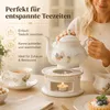 Keramik Teekannenwärmer mit Teelichthalter, Teewärmer für Produktbild-Vorschau 5
