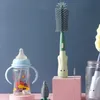 Spazzola di pulizia della bottiglia del latte del silicone Anteprima dell’immagine prodotto 4