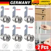 2 STK Schrankschloß Möbelschloß Briefkastenschloß 25 mm Produktbild-Vorschau 1