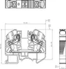 Morsettiera 16mm2 Terminale passante Arancione 7792 Anteprima dell’immagine prodotto 4